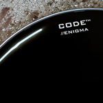 Code Enigma Black Bass Drum Heads